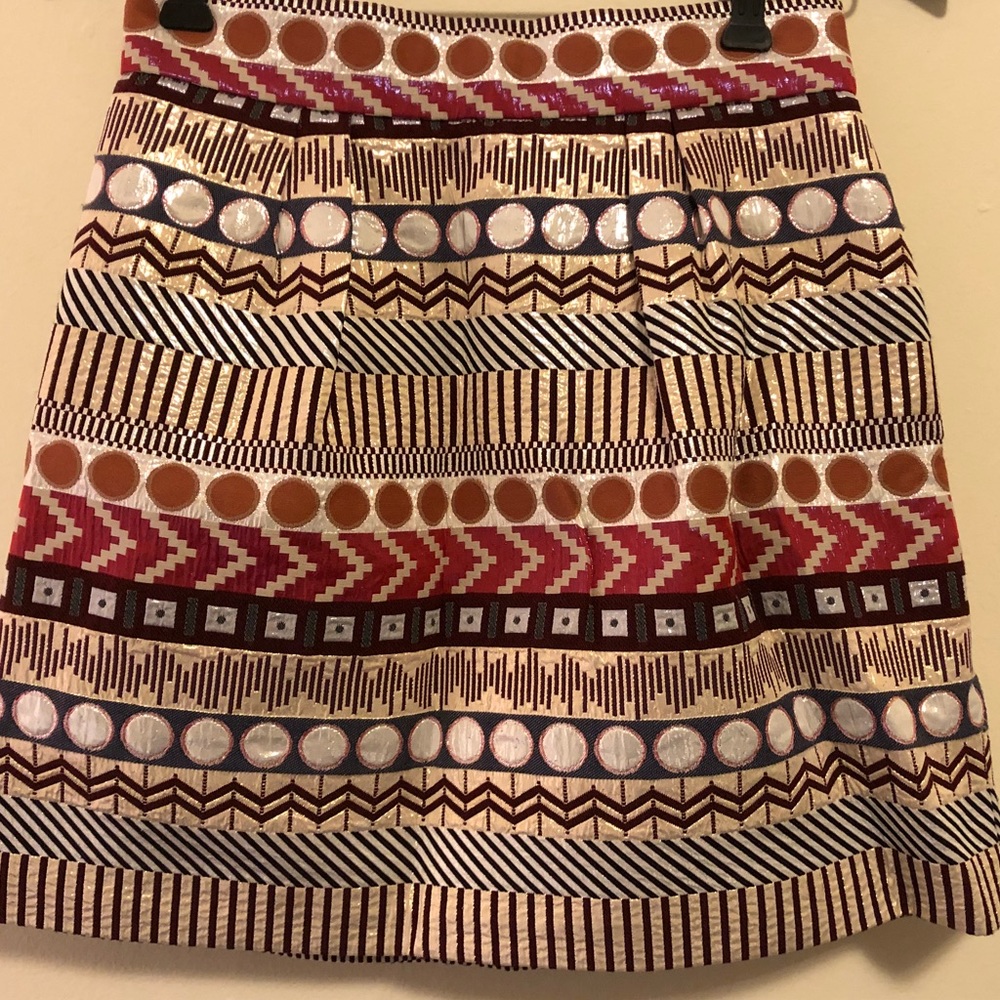 Sparkly Anthropologie skirt